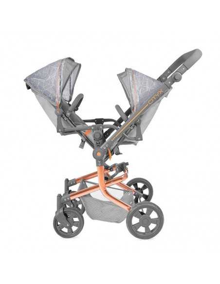 Decuevas Toys Grey Twin Pram Doll Cityx Collection Decuevas Toys