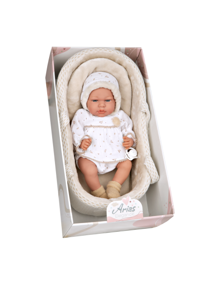 Arias Toys Andie Crying Elegance Doll With Dummy 40 cm-Beige Arias Toys
