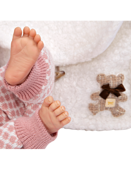Arias Toys Manuela Reborn Doll 40cm-Pink Arias Toys
