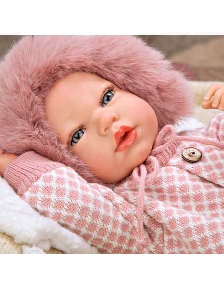 Arias Toys Manuela Reborn Doll 40cm-Pink Arias Toys