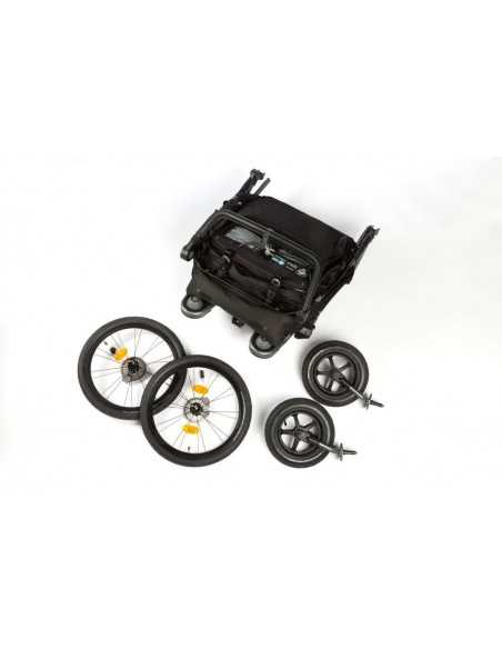 TFK Velo 2 Bicycle Trailer (incl. Drawbar)-Black TFK Buggy