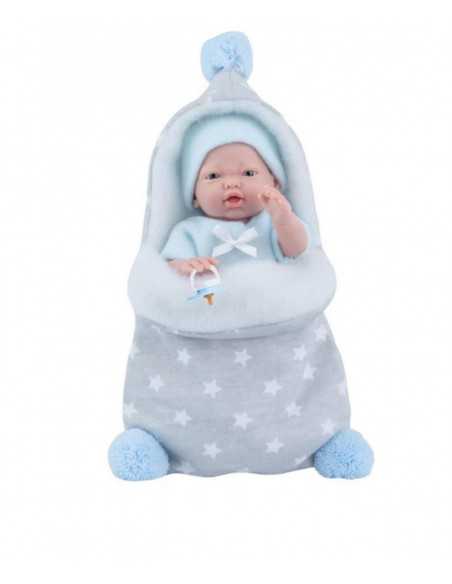 Arias Toy Mini Vinyl Newborn Baby Doll-Blue Arias Toys