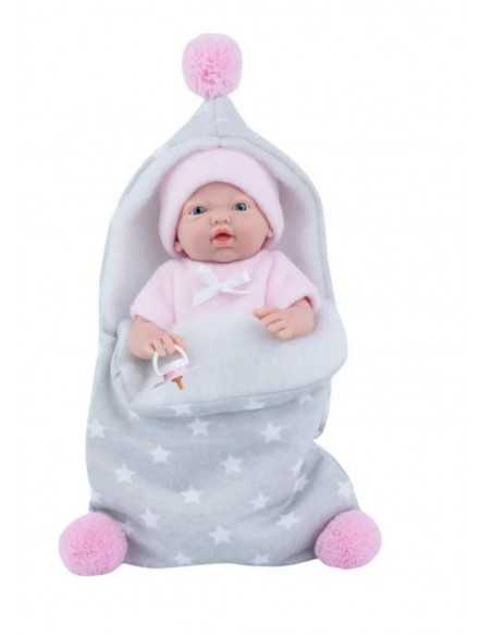 Arias Toy Mini Vinyl Newborn Baby Doll-Pink Arias Toys