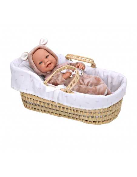 Arias Toy Zoe Pink Elegance Moises Basket 42cm Arias Toys