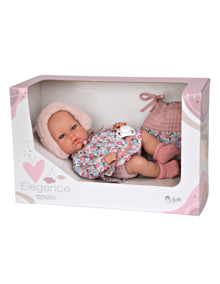 Arias Toy Natal Elegance Baby Doll 30cm-Pink Arias Toys