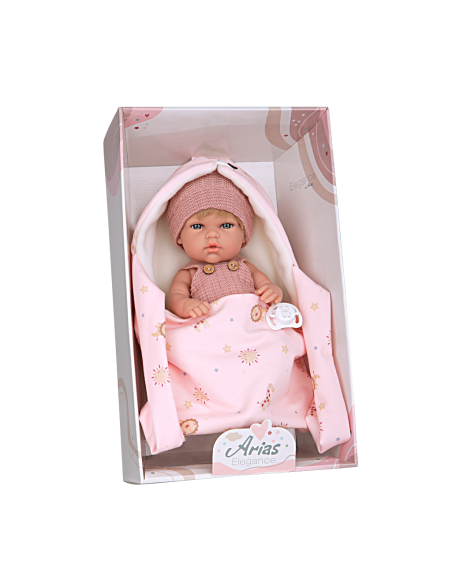 Arias Toy Natal Elegance Baby Doll-Pink Arias Toys
