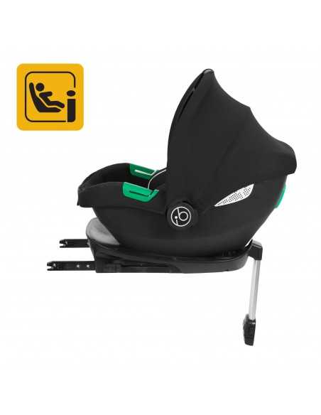 Ickle Bubba Cirrus i-Size 0+ Group Car Seat & ISOFIX Base-Black Ickle Bubba