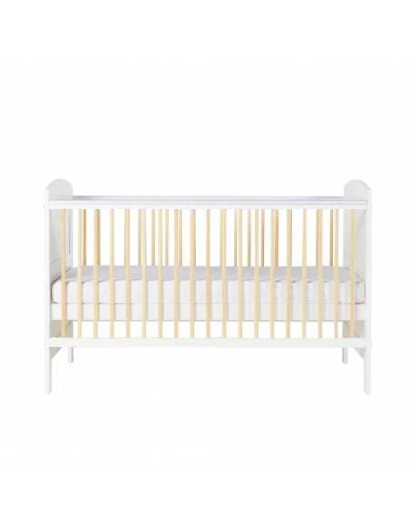 Ickle Bubba Coleby Scandi Classic Cot Bed-White Ickle Bubba