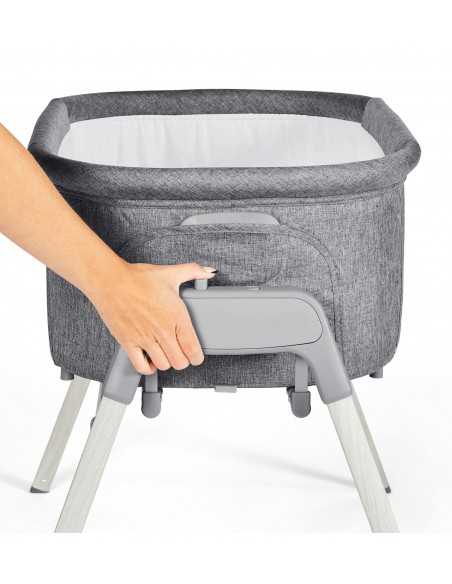 Ickle Bubba Drift Gliding Crib-Ash Grey Ickle Bubba