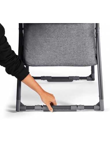 Ickle Bubba Mini Rocker Crib-Space Grey Ickle Bubba Mini Rocker Crib-Space Grey