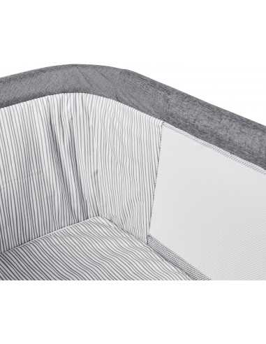Ickle Bubba Mini Rocker Crib-Space Grey Ickle Bubba Mini Rocker Crib-Space Grey