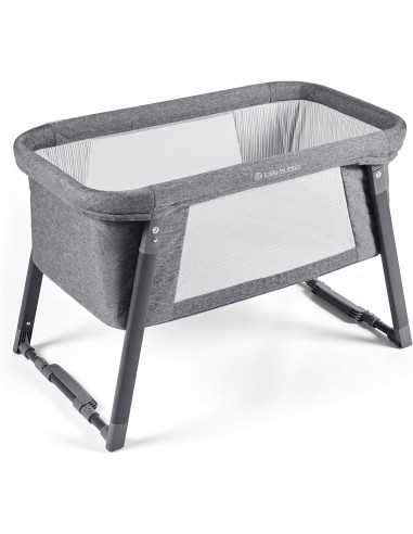 Ickle Bubba Mini Rocker Crib-Space Grey