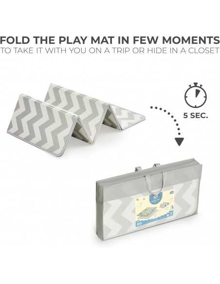 Kinderkraft Double-sided foam mat MATTY 2-Grey kinderkraft