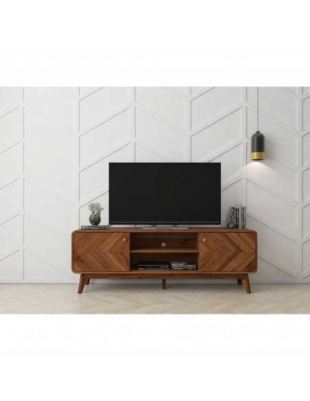 Kidsaw LV44 TV Cabinet-Columbian Walnut 1.6m Kidsaw