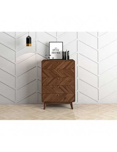 Kidsaw LV44, 5 Drawer Chest-Columbian... Kidsaw LV44, 5 Drawer Chest-Columbian...