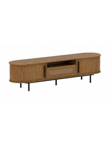 Kidsaw LV55 TV Cabinet-Light Oak 1.8m