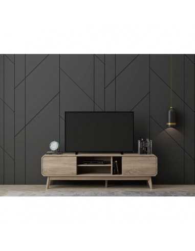 Kidsaw BR15 TV Cabinet-Light Oak 1.6m