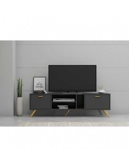 Kidsaw LV19 TV Cabinet-Dark Grey 1.6m Kidsaw