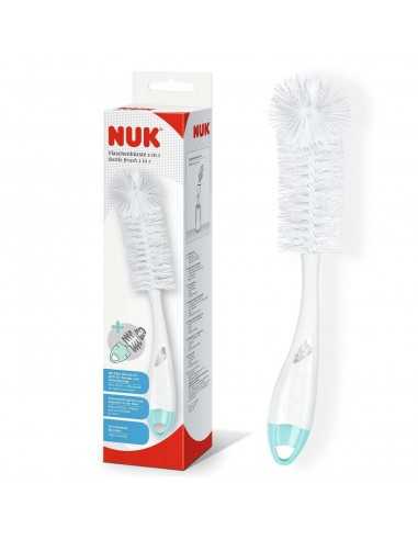 Nuk Bottle & Teat Brush New-White
