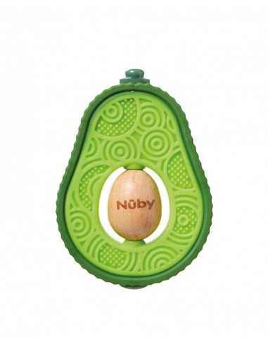 Nuby Teether Silicone Avocado-Green