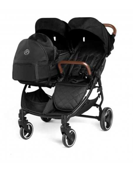 Ickle Bubba Venus Prime Double Stroller-Black Ickle Bubba