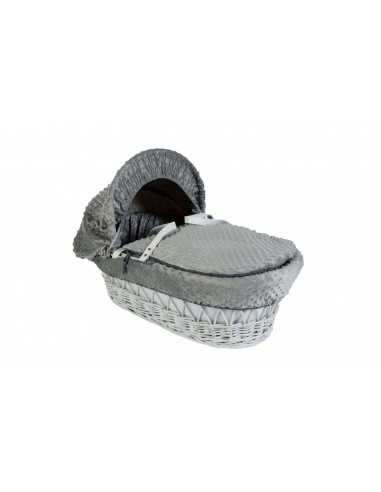 Cuddles Collection Moses Basket Grey...