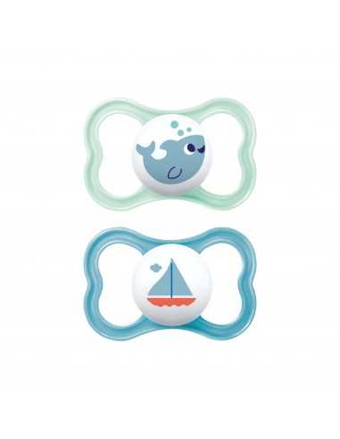 Mam Soother Air 16+ Months x2 New-Blue