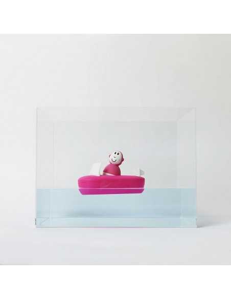 Matchstick Monkey Bathtime Set Boat-Pink Matchstick Monkey