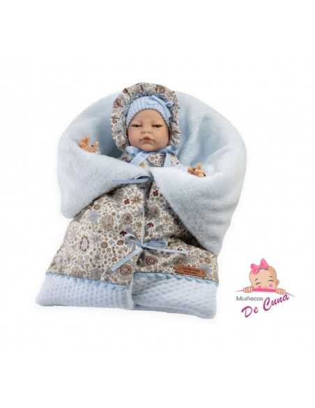 Llorens Dolls Anyla Reborn Silicon Baby Doll 45CM-Blue Llorens Dolls