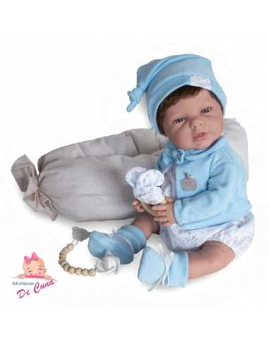 Llorens Dolls Anyl Reborn Baby Doll-Blue