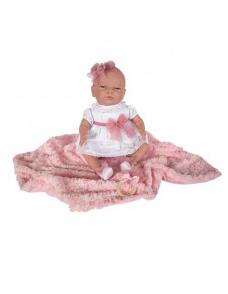 Llorens Dolls Anya Reborn Baby Doll 55cm-Pink Llorens Dolls