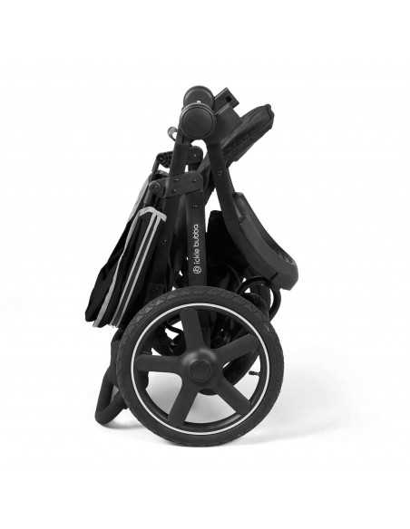 Ickle Bubba Venus Prime Jogger I-Size Travel System with Newborn Cocoon & Isofix Base-Black Ickle Bubba