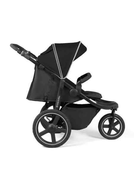 Ickle Bubba Venus Prime Jogger I-Size Travel System with Newborn Cocoon & Isofix Base-Black Ickle Bubba