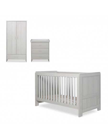 Ickle Bubba Pembrey 3 Piece Furniture Set-Ash Grey Ickle Bubba