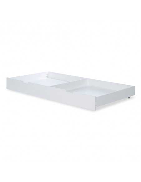 Ickle Bubba Pembrey Cot Bed Under Drawer-White Ickle Bubba