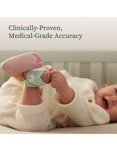 Owlet Medically Certified Dream Sock Baby Monitor-Bedtime Blue Owlet
