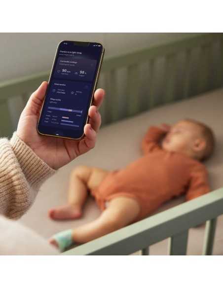 Owlet Medically Certified Dream Sock Baby Monitor-Bedtime Blue Owlet