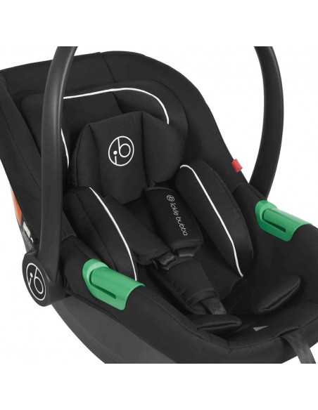 Ickle Bubba Stomp Luxe All in One Travel System With Isofix Base (Cirrus)-Silver / Charcoal Grey / Tan Ickle Bubba