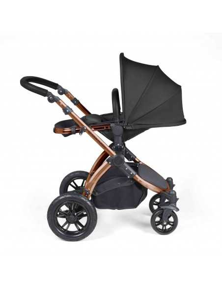 Ickle Bubba Stomp Luxe All in One Travel System With Isofix Base (Cirrus)- Bronze / Woodland / Tan Ickle Bubba