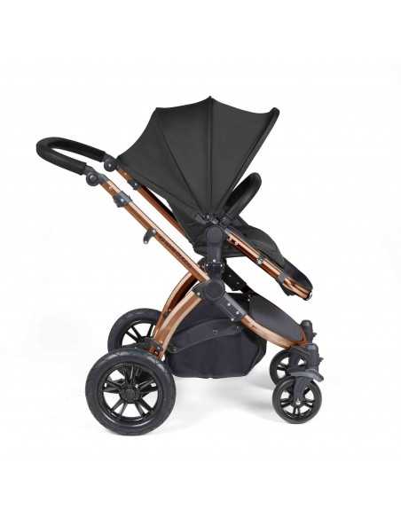 Ickle Bubba Stomp Luxe All in One Travel System With Isofix Base (Cirrus)- Bronze / Woodland / Tan Ickle Bubba