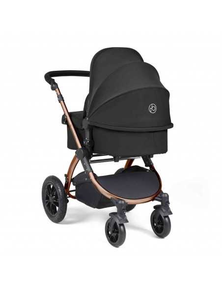 Ickle Bubba Stomp Luxe All in One Travel System With Isofix Base (Cirrus)- Bronze / Woodland / Tan Ickle Bubba