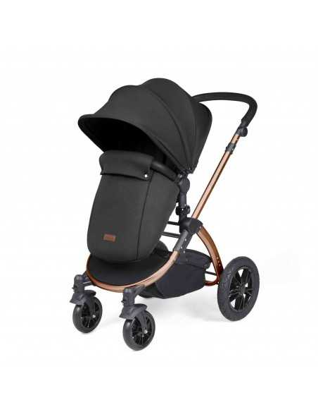 Ickle Bubba Stomp Luxe All in One Travel System With Isofix Base (Cirrus)-Bronze / Woodland / Black Ickle Bubba