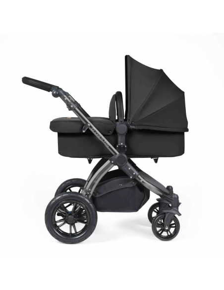 Ickle Bubba Stomp Luxe All in One Travel System With Isofix Base (Cirrus)-Black / Woodland / Black Ickle Bubba