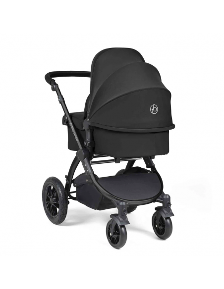 Ickle Bubba Stomp Luxe All in One Travel System With Isofix Base (Cirrus)-Black / Woodland / Black Ickle Bubba