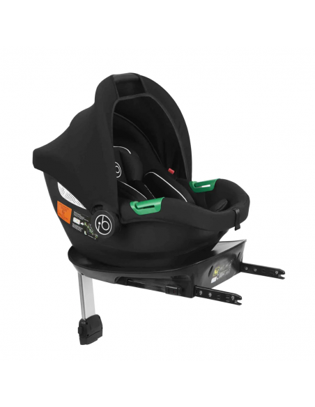 Ickle Bubba Stomp Luxe All in One Travel System With Isofix Base (Cirrus)-Black / Woodland / Black Ickle Bubba