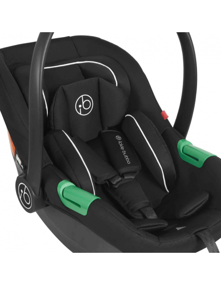 Ickle Bubba Stomp Luxe All in One Travel System With Isofix Base (Cirrus)-Black / Woodland / Black Ickle Bubba