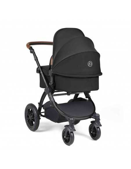 Ickle Bubba Stomp Luxe All-in-One Travel System With Isofix Base (Cirrus)-Black / Woodland / Tan Ickle Bubba