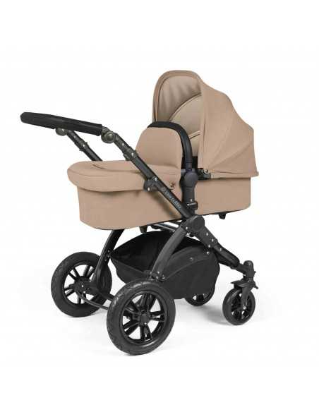 Ickle Bubba Stomp Luxe All-in-One Travel System With Isofix Base (Cirrus)-Black / Desert / Black Ickle Bubba