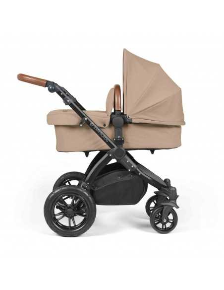 Ickle Bubba Stomp Luxe All-in-One Travel System With Isofix Base (Cirrus)-Black / Desert / Tan Ickle Bubba