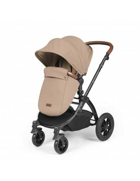 Ickle Bubba Stomp Luxe All-in-One Travel System With Isofix Base (Cirrus)-Black / Desert / Tan Ickle Bubba